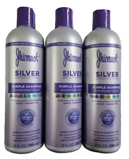 Jhirmack Silver SHAMPOO for Silver, Blonde & Grey Hair 12oz ( 3 pack )