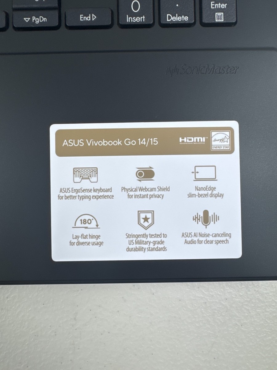 ASUS VivoBook 箱入りパッケージ ASUS VivoBook Go 15 E1504G 15.6