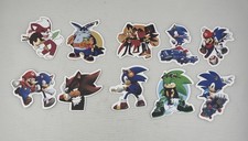 Sonic the Hedgehog 10 Stickers Sega Genesis Pixel Sticker Pack 3.