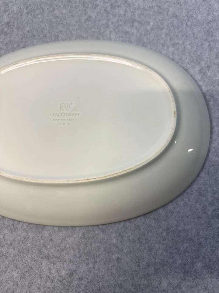 Vintage Pfaltzgraff Northwinds Stoneware Retired Serving Platter Dish USA - Image 4 of 4