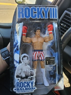 Rocky III American Flag Shorts Action Figure Rocky Balboa 1982 New