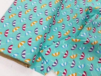 Urlaub Sonnenschirme Baumwollstoff Tropisch Strandschirm Quilten Patchwork