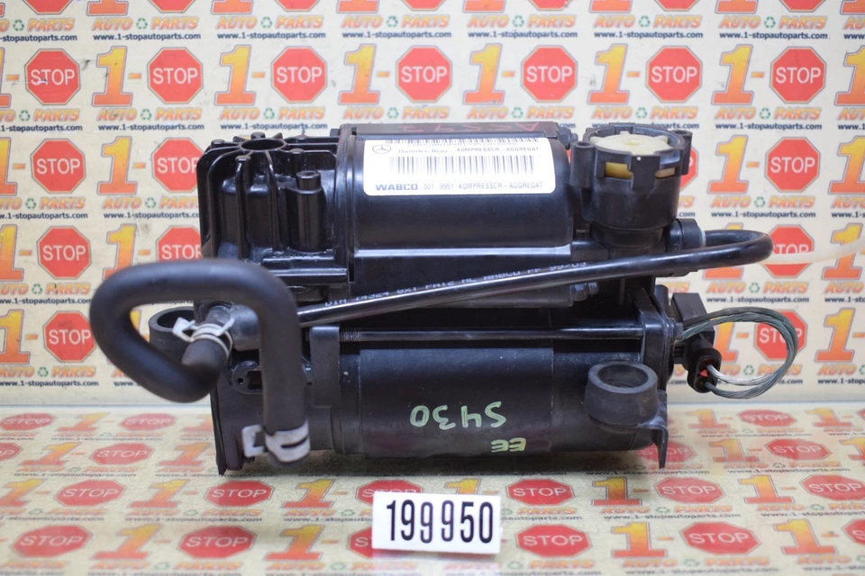 2000-2006 MERCEDES BENZ S430 BOMBA COMPRESSOR DE SUSPENSÃO A AR 220320010401 FABRICANTE DE EQUIPAMENTO ORIGINAL - Imagem 2 de 4