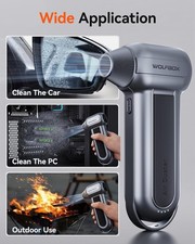 WOLFBOX MF100 Electric Air Duster-150000Rpm Super Power Cordless Air Duster, Rec