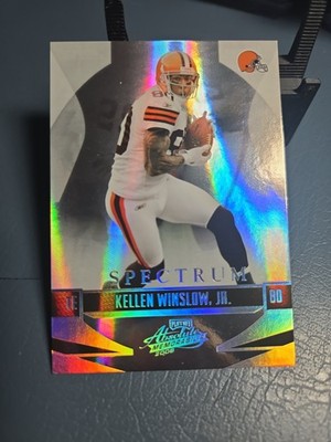 2008 Playoff Absolute Memorabilia Kellen Winslow, Jr. Spectrum Silver #/100 #37