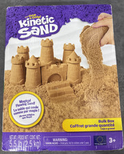 Natural Brown Kinetic Sand 5.5lbs - Perfect for Crafts, Sensory Play Gifts