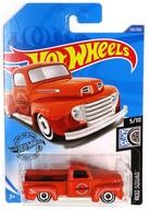 Die-cast car 1/64 '49 FORD F1 (Orange x White) "Hot Wheels ROD SQUAD" [GHF77]