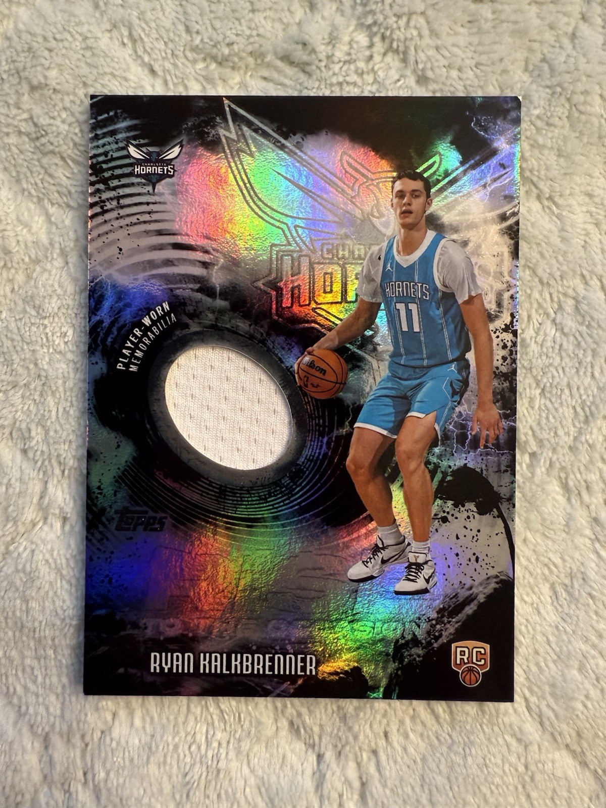 2025-26 TOPPS NBA RISE TO THE OCCASION FOIL - RYAN KALKBRENNER - ROOKIE PATCH