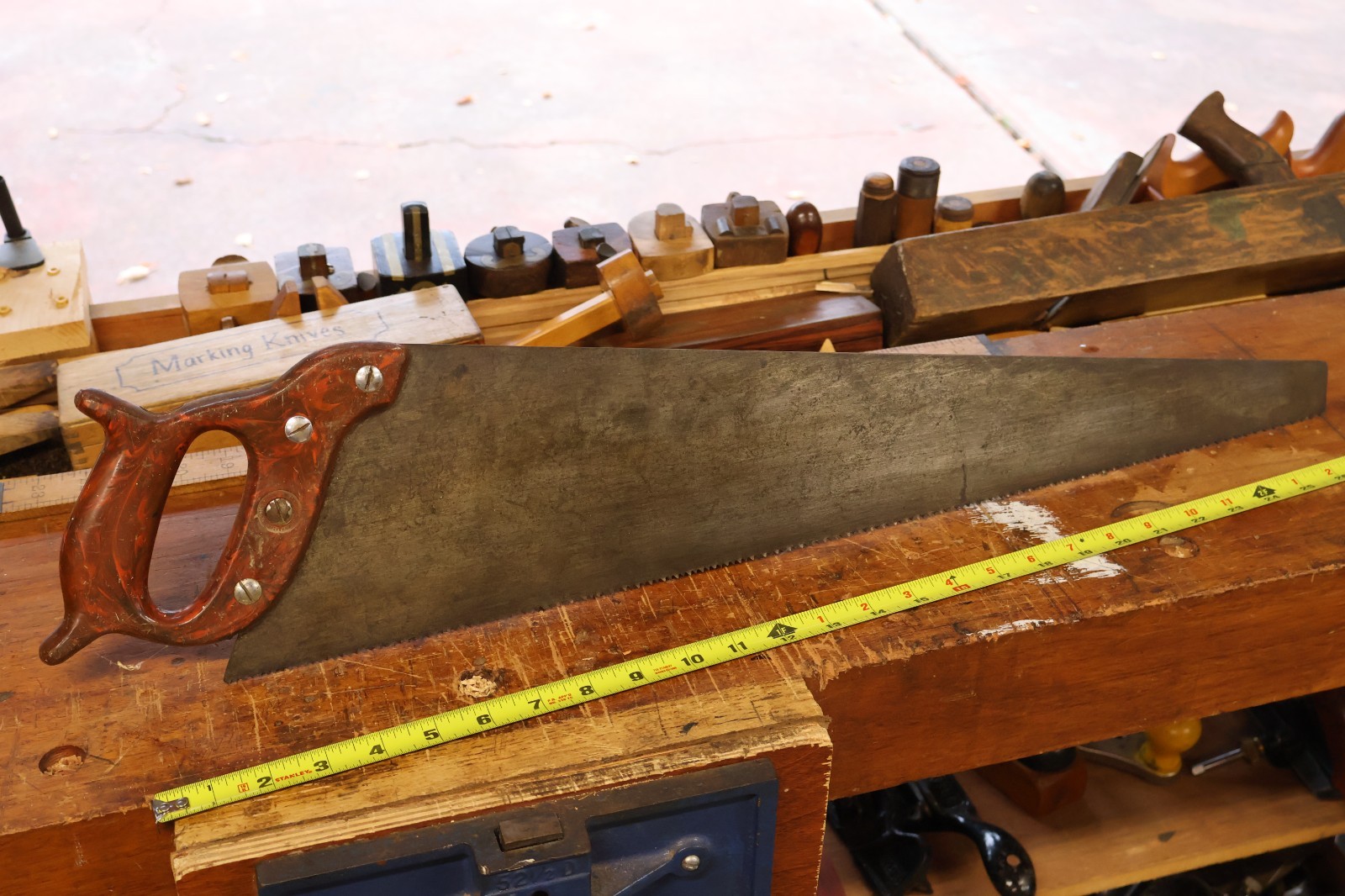 Henry Disston D-95 8 PPI Rip Full Size Hand Saw