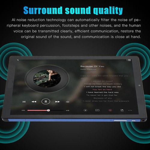 10.1in Tablet For Android11 2.4G 5G 6000mAh Type C Rechargeable 6GB RAM 128GB - Picture 3 of 12