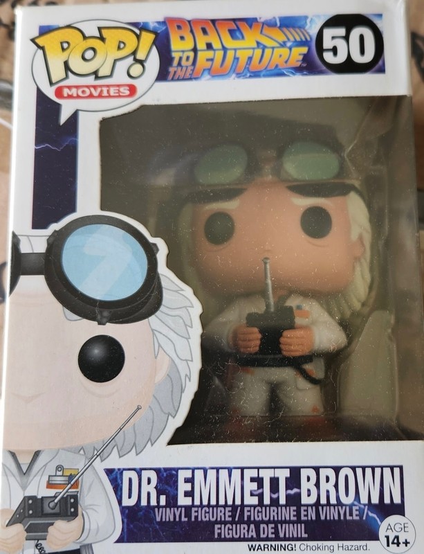 Funko Pop! Vinyl Figure: Back to the Future Dr Emmett Brown #50 *NOS READ*