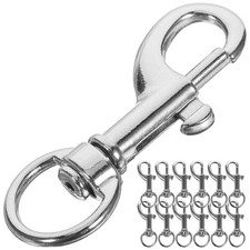 20 Pcs Swivel Snap Clip Heavy Duty Clips Metal Dog Buckle Clasp Hooks