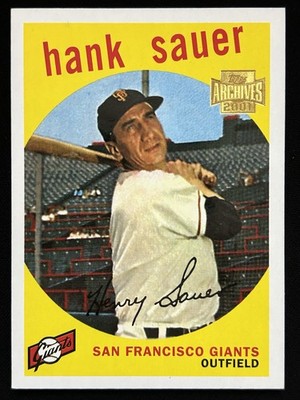 2001 Topps Archives Hank Sauer #404 1959 Topps *COMBINED SHIPPING!*