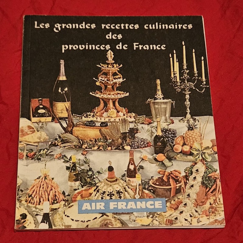 Vintage 1961 Air France Recipe Booklet Excellent Condition