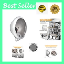 Waterproof 5.75" LED Headlight Housing for 2000 Sportster XL 1200 - Easy Install