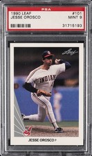 1990 LEAF #101 JESSE OROSCO PSA 9
