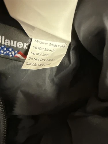 NWOT Blauer 4690 Jacket  Mens Black Large Regular Nylon Lightweight image 4