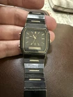 Vintage Seiko H601-5260 Ana-Digi Black Gold - Just Needs New Battery