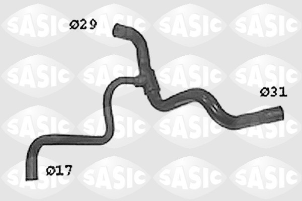 KüHlerschlauch Sasic SWH4295 FüR LA0 Renault Megane BA0 1 Classic ScéNic JA0 KA0-image