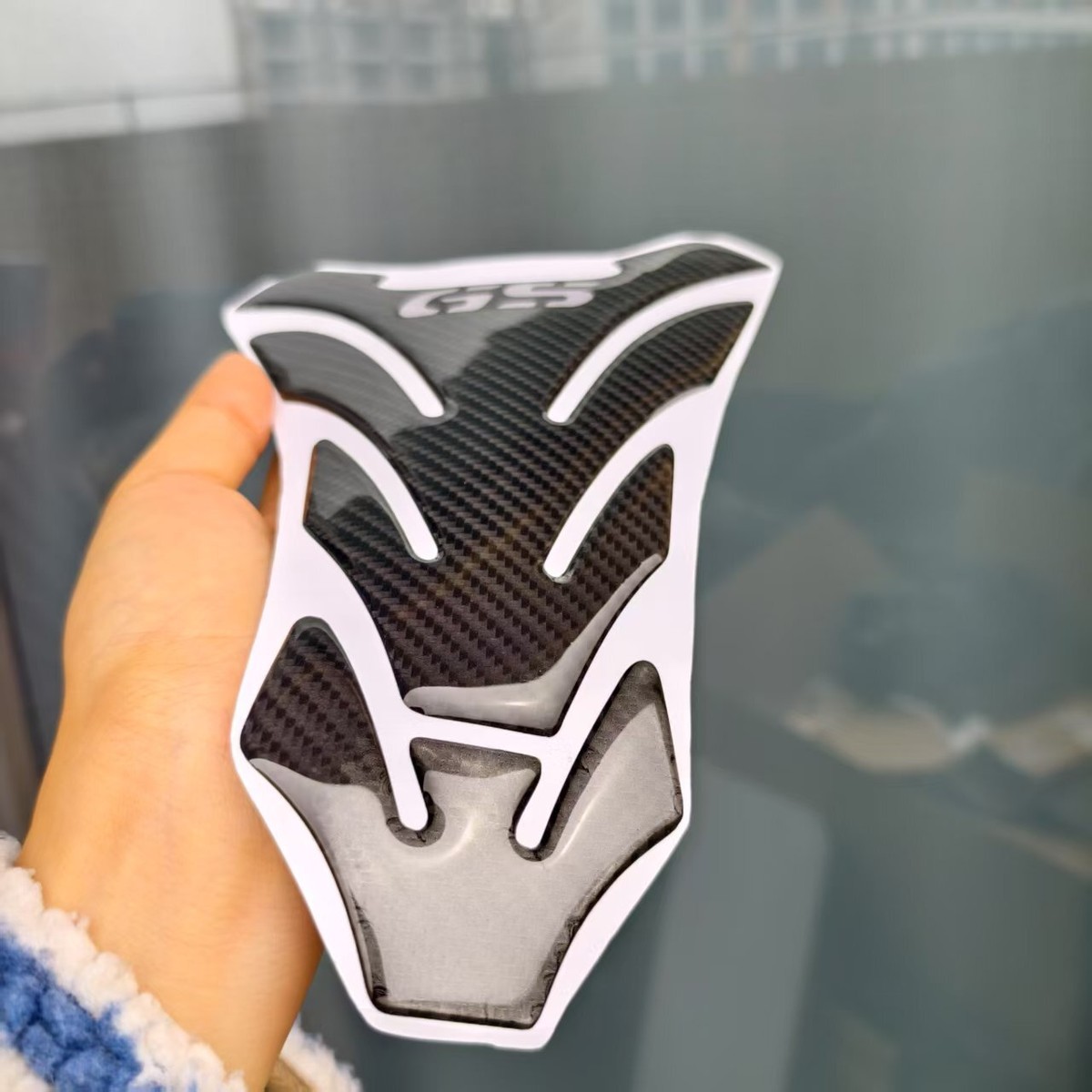 For BMW R1250GS F850GS F750GS Carbon Fiber Protector 3D Decal Tank