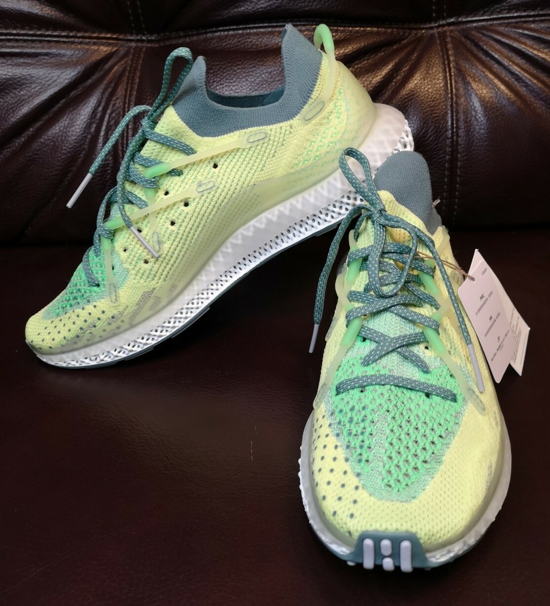 Adidas 4D Fusio Frozen Semi Yellow Primeknit Running  display picture 2
