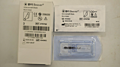 #ad BVI Beaver Sclerotome Blade 375700 Multi Sided Pack of 3 pcs $20.00