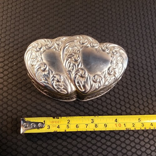 Caja de baratijas de recuerdo de joyería enchapada en plata Godinger Silver Art Co. de colección - Imagen 23 de 24