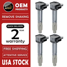 4X Ignition Coils for 2010-2012 Subaru Legacy Outback H4 2.5L UF668 22433AA620