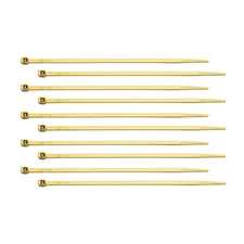 United Pacific 90310 6-in Brass Nylon Cable Ties - Pack of 10