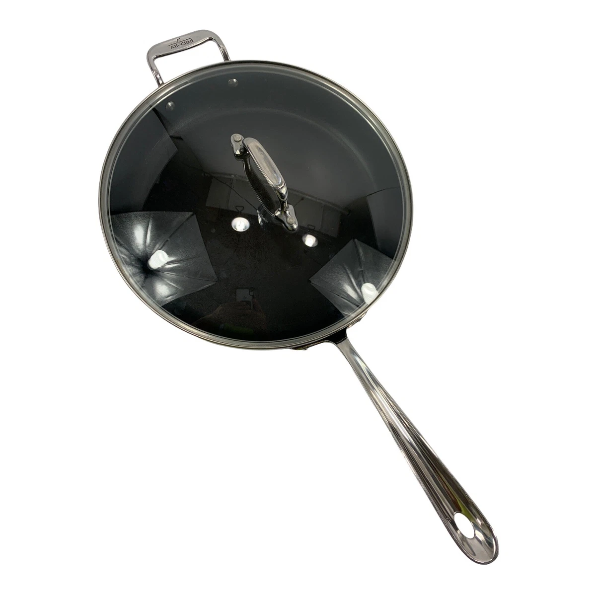 All-Clad Stainless-Steel Skillet with Lid, 12