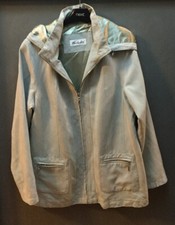 New Berkertex Size 10-12 Green Orc Lightweight Padded Hooded Soft Coat Jacket