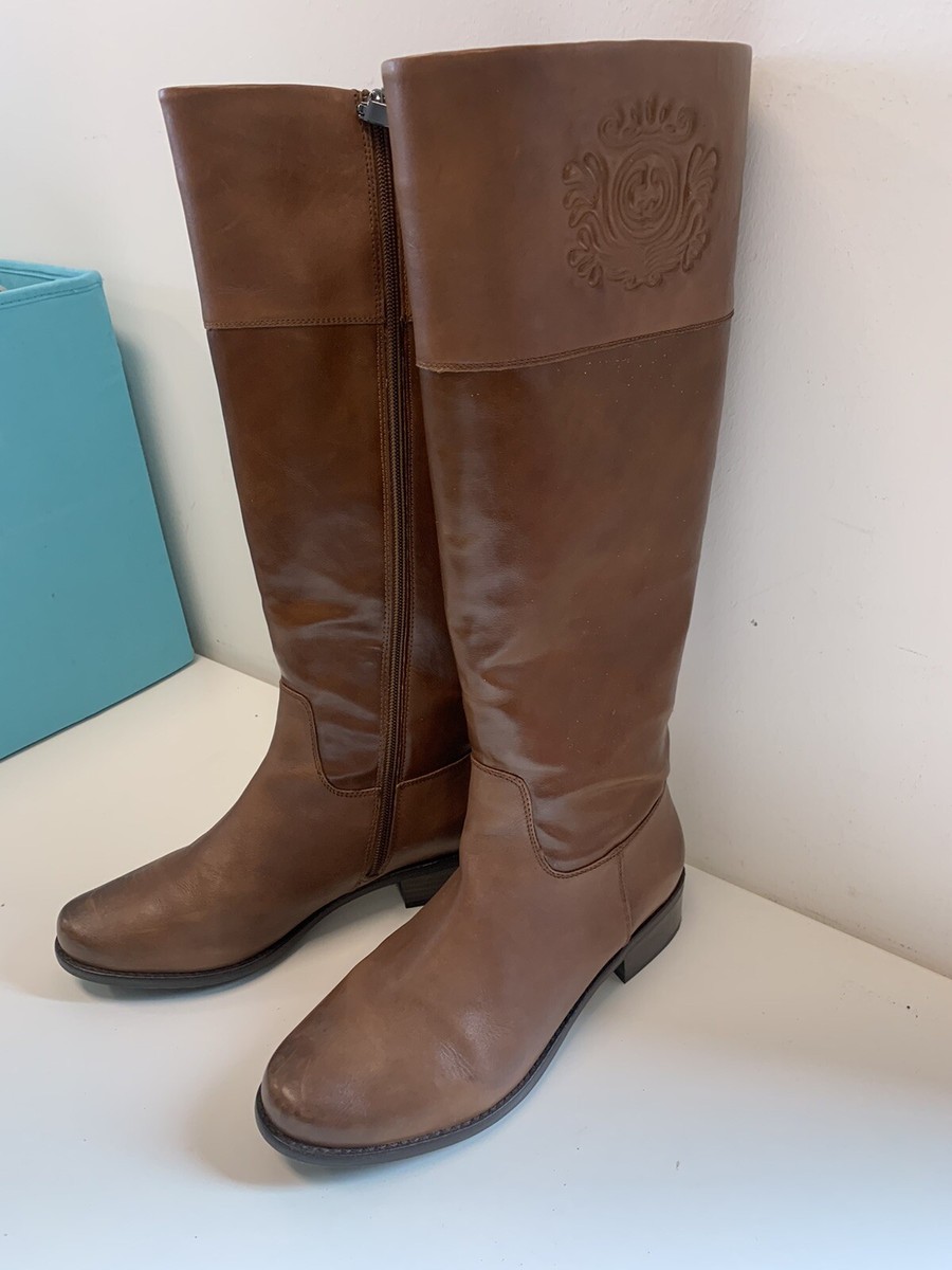 Gerry Weber Stiefel hoher Schaft Hellbraun 39 Leder? Damen