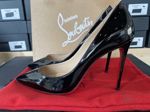 Christian Louboutin Pigalle Patent Black Tacco 10 Cm( Taglia 35) | eBay