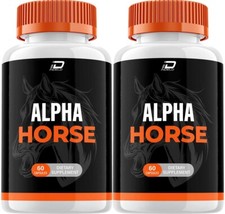 ( 2 Pack) Alpha Horse for Men Capsules - AlphaHorse Vitamin Complex Pills