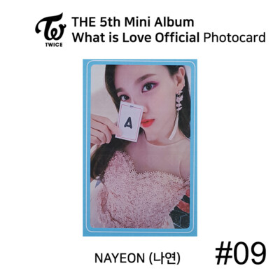 TWICE 5th mini album What is love Official Photocard NAYEON KPOP K
