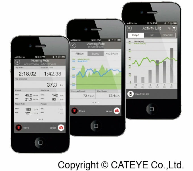 CatEye Cycle Computer Strada Smart CC-RD500B - Smartphone - GPS - Image 2 of 4
