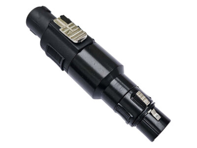 Lautsprecher Adapter Speakon 4-pol auf XLR female 3-pol Spkn XLR Adapter schwarz