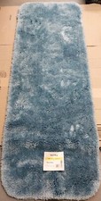 Garland Rug Finest Luxury Bath Rug Blue 22in x 60in
