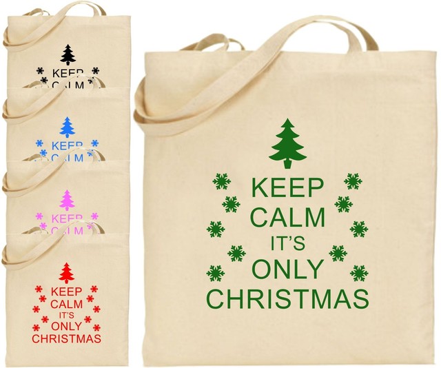 large christmas tote bags