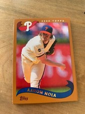 3x AARON NOLA 2020 Topps Baseball BASE LOT (2002 style) #253