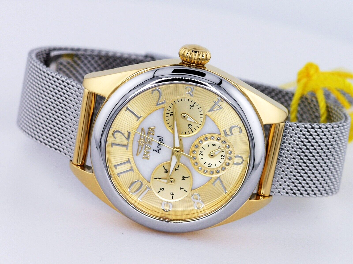 Invicta Angel Silver Watch with Gold Detail 28921_catalogshot_235390.jpg main image 2