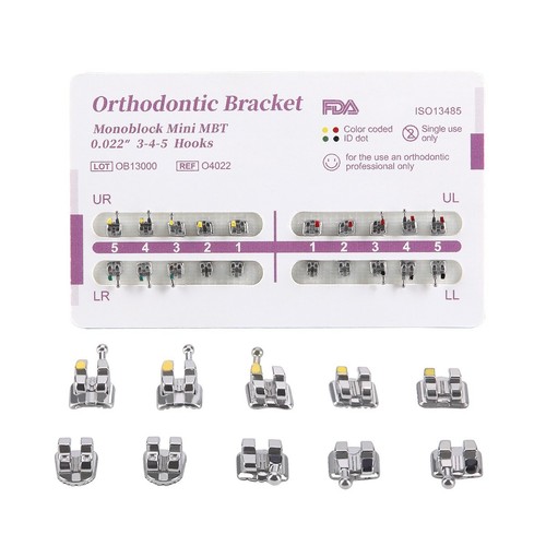 Dental Orthodontic Brackets Braces / Anterior Teeth Torque / Close Coil Spring - Picture 142 of 144