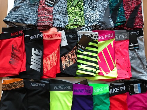 nike pro shorts colourful