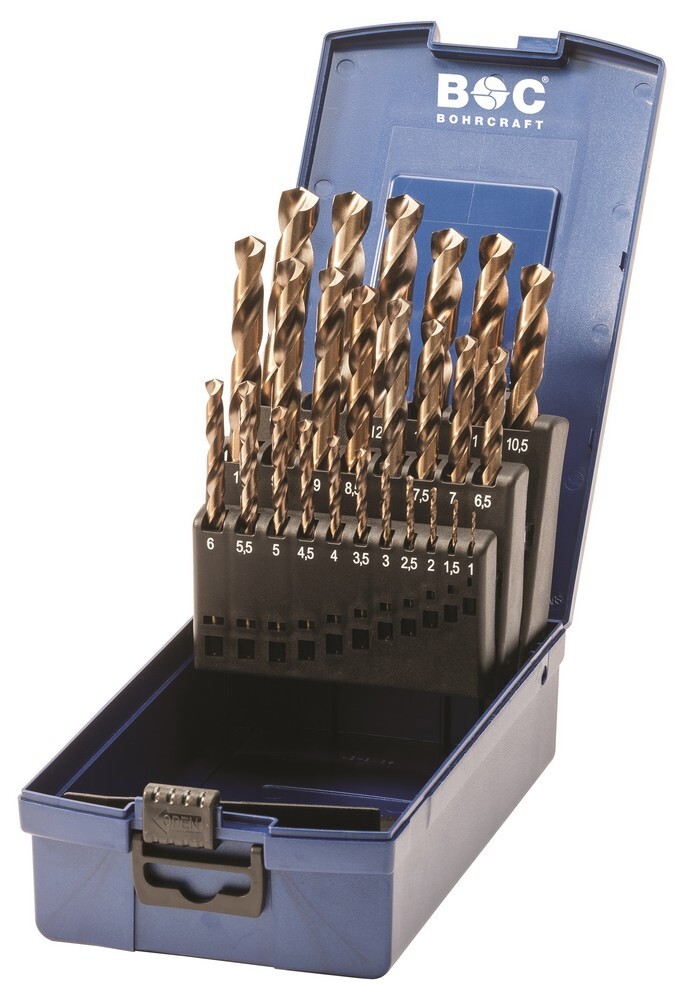 Forets HSS Cobalt pour percer l'acier trempé sans effort coffret BOHRCRAFT 25 pièces