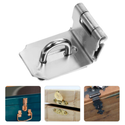 Lock Hasp 3/4 Inch Padlock Latch Heavy Duty Cabinet Door Hasp Latch Padlock