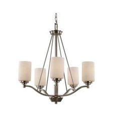 Trans Globe Mod Space 5 Light Chandelier, Rubbed Oil Bronze - 70525ROB