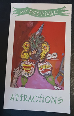 vintage 50s MAY FESTIVAL Woman's Board Art Institute of Chicago leaflet ephemera