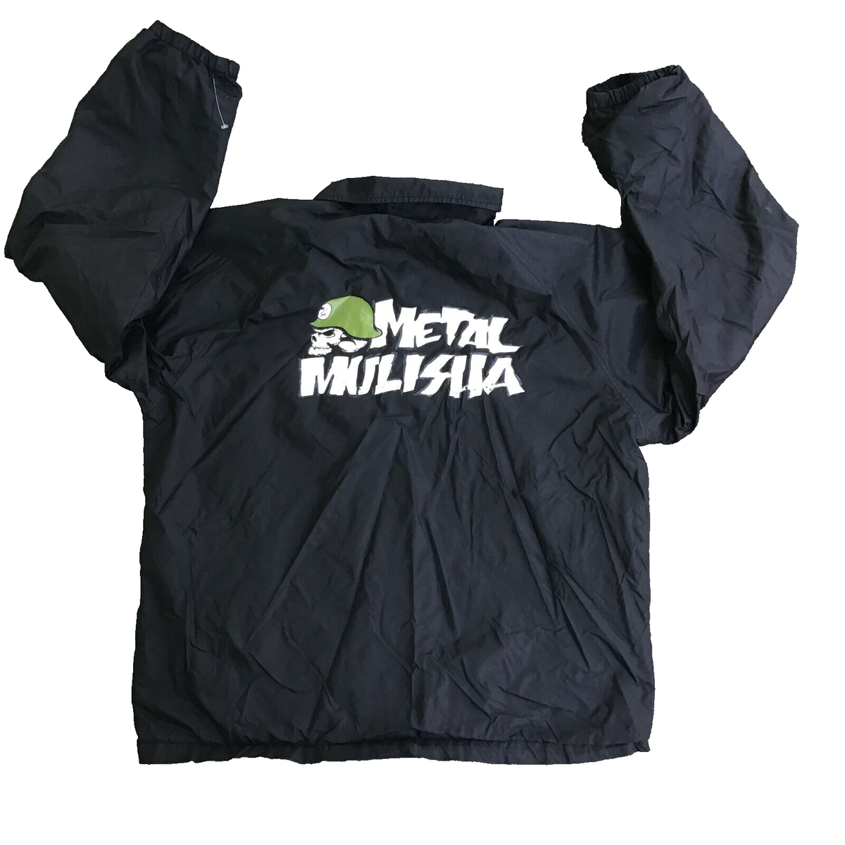 Vintage Metal MULISHA Men Large Jacket Snap Windbreaker Motocross