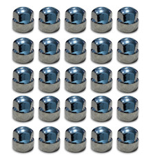25x Chrome 19mm Plastic Wheel Nut Bolt Covers for SUV Car Van 4WD Bus