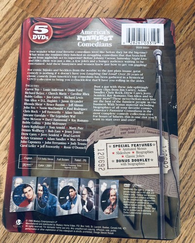 Laughing Out Loud - America's Funniest Comedians - 5 Disc Set - Gift Tin - Sale - Picture 2 of 12